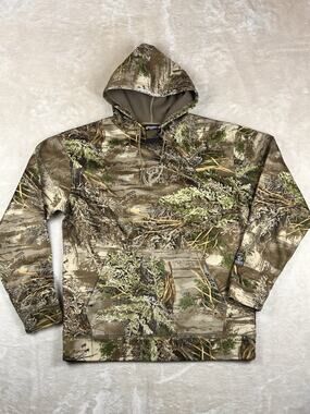 Scent Blocker Hoodie Men’s Sz M Realtree Max 1 Camo Hunting Trinity Technology